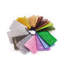 Christmas Decoration PMMA Cast Colorful Sheet Glitter Acrylic Board